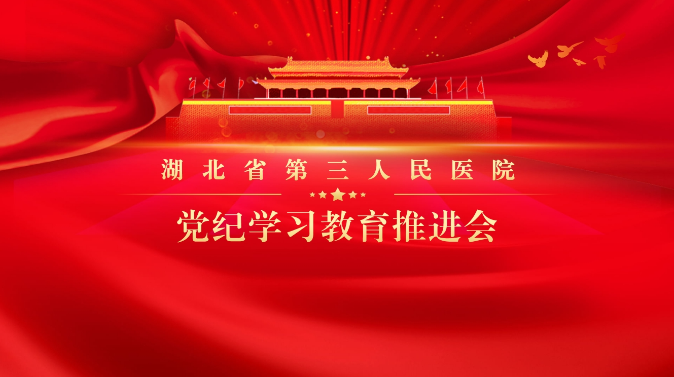 湖北省第三人民医院召开党纪学习教育推进会